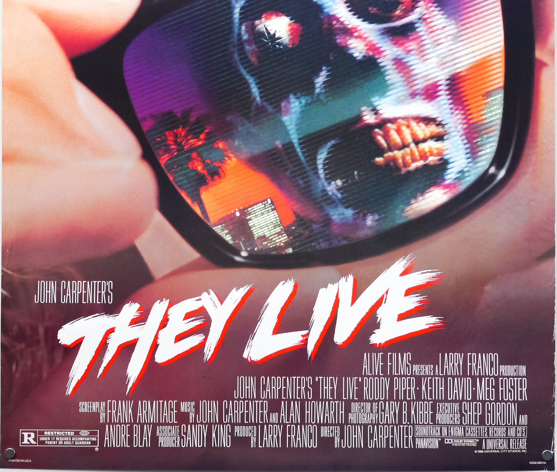 They Live / one sheet / USA